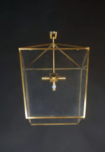 Contemporary Hanging Glass Lantern