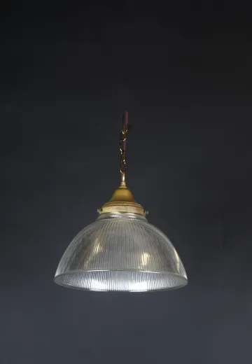 Hanging 15" Halophane Pendant