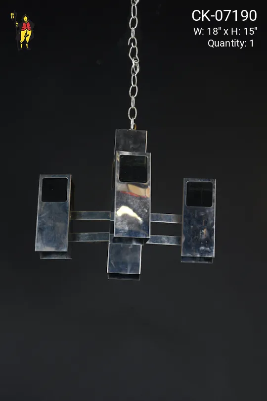 Chrome Post Modern Hanging Fixture