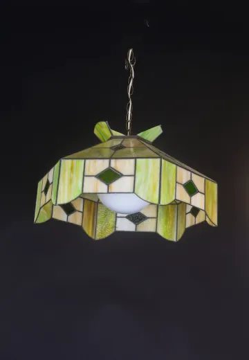 Hanging Art Glass Shade