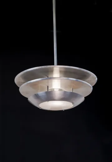 Three Ring Silver Hanging Pendant