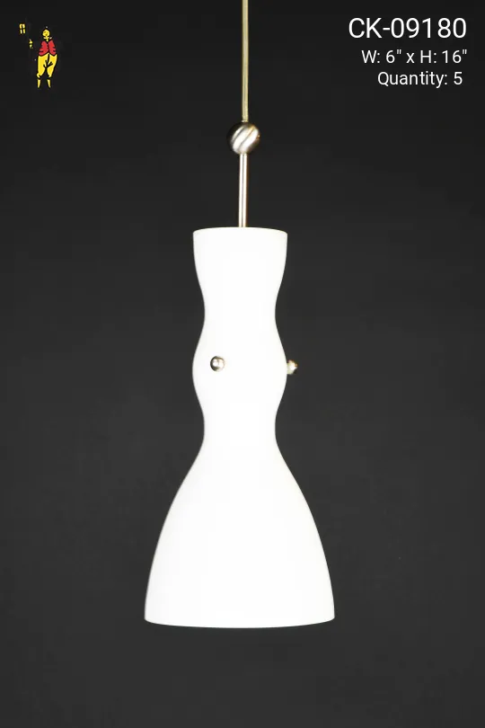 White Glass Hanging Pendant