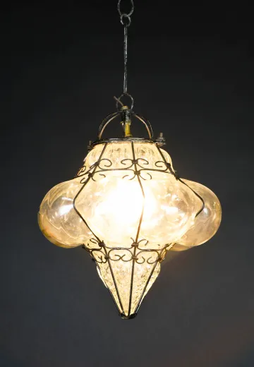 Glass Lantern Pendant