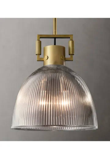 Halophane Shade Hanging Fixture