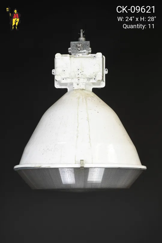 Hanging Warehouse Light w/Prismatic Lens