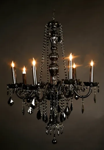 Black Crystal Chandelier