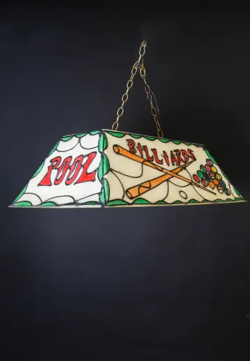 Fluorescent Pool Table Hanging Fixture