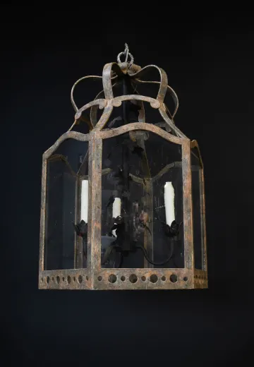 Oversize Three Candle Hanging Lantern