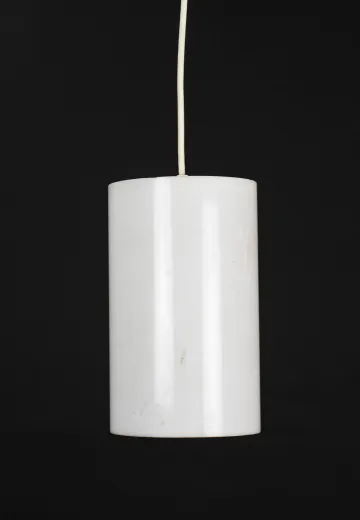 White Plastic Can Pendant
