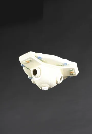 Three Light Porcelain Flush Mount