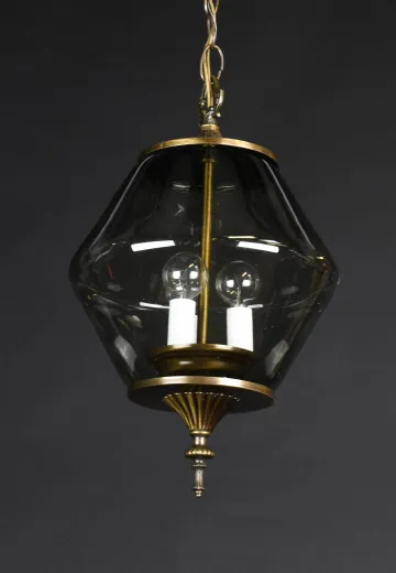 Smoked Glass Hanging Pendant