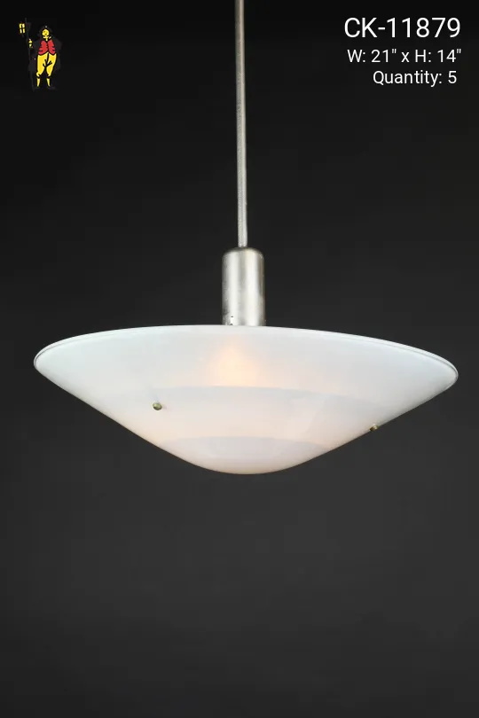 Glass Hanging Bowl Pendant