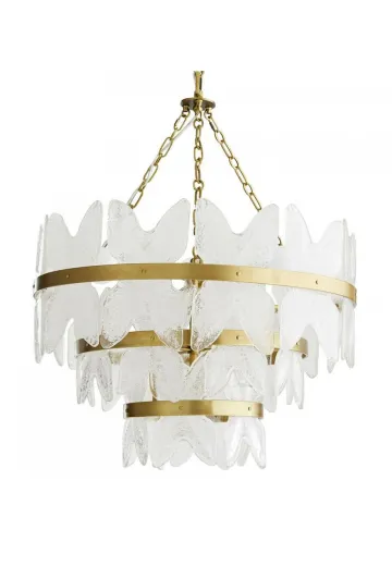 Crystal & Brass "Butterfly" Chandelier