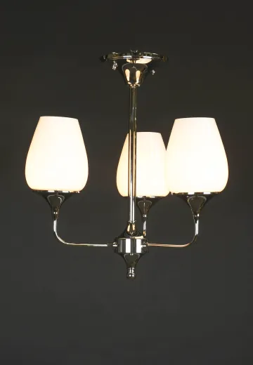Mid Century Modern Semi Flush Mounted Hanging Fixture