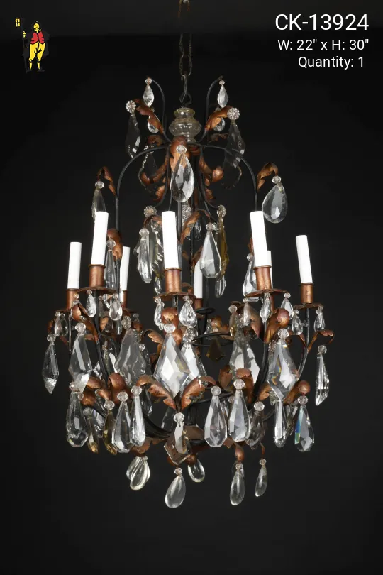 Eight Light Crystal Chandelier