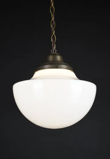 Large 14" Hanging Glass Globe Pendant
