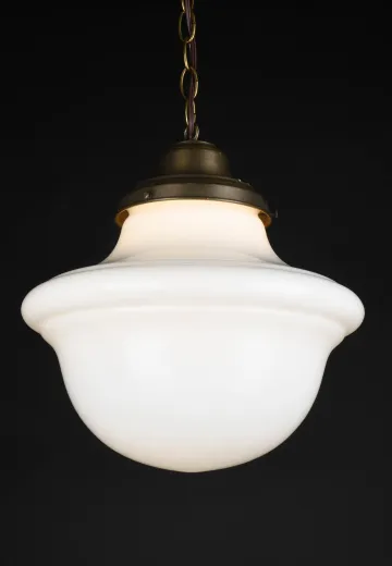 14" Large Glass Globe Hanging Pendant