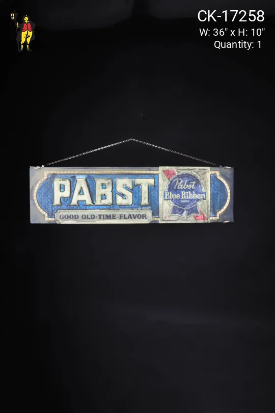 "Pabst" Beer Fluorescent Sign