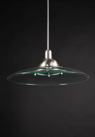 22" Glass Hanging Reflector Pendant