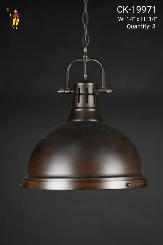 Bronze Industrial Hanging Fixture