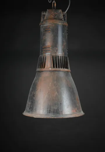 Distressed Metal Industrial Hanging Fixture
