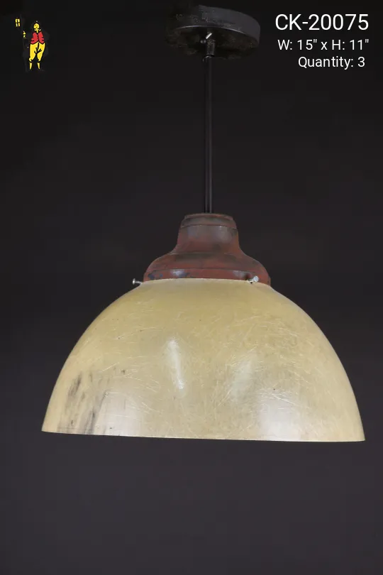 Fiber Glass Dome Hanging Fixture
