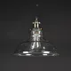 10" Clear Glass Hanging Pendant #0