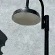 11' Curved Arm Reflector Lamp Post (No Wooden Base) #1