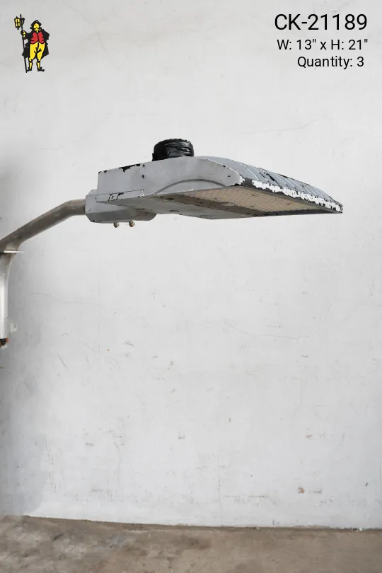 Metal LED Adjustable "Cobra Head" (No Base or Post, Arm Only)