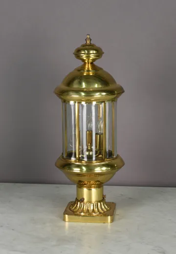 Polished Brass Traditional Newel Post Head