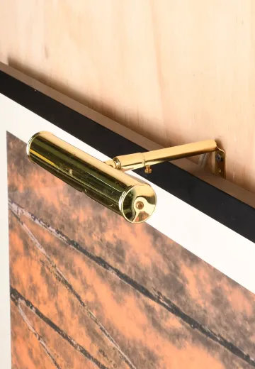 Polished Brass 7" Picture Light