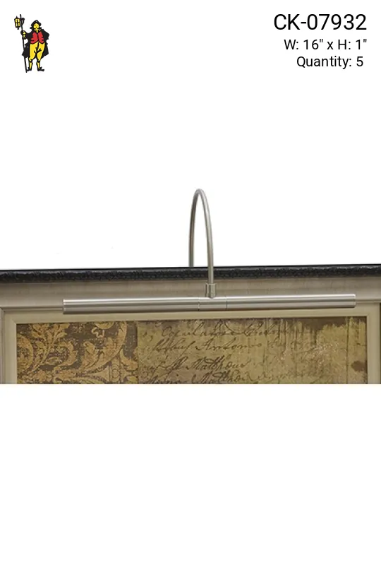 Satin Nickel Slim 16" Picture Light