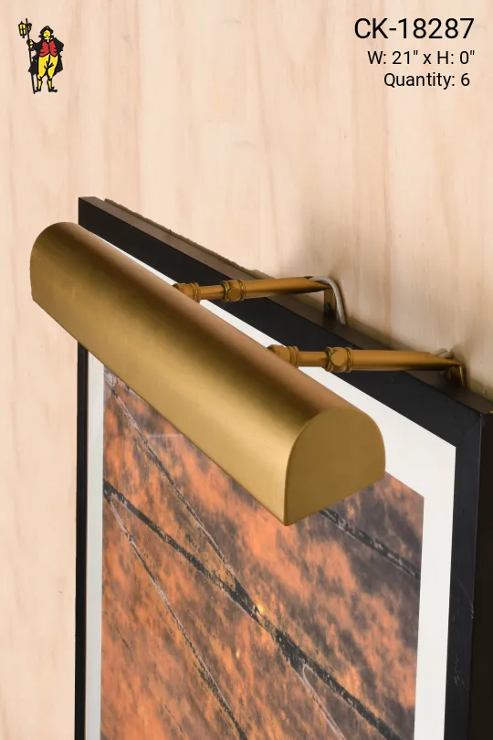 Gold 21" Picture Light