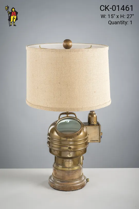 Brass Nautical Table Lamp