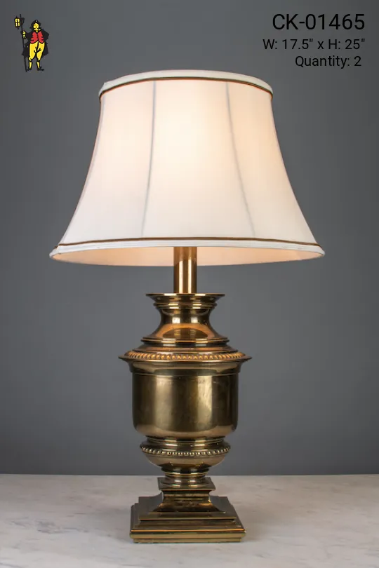 Traditional Brass Table Lamp
