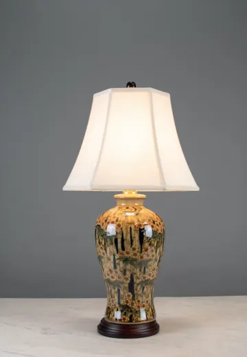 Floral Ceramic Table Lamp