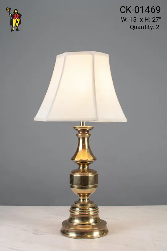 Traditional Brass Table Lamp