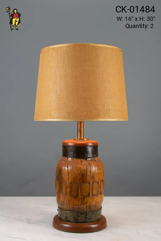 Wooden Table Lamp