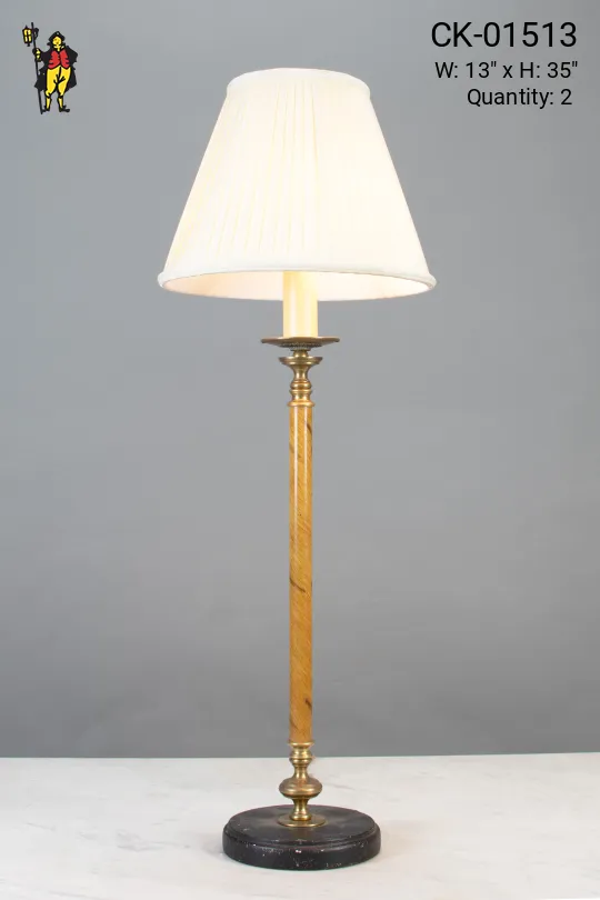 Single Candle Table Lamp