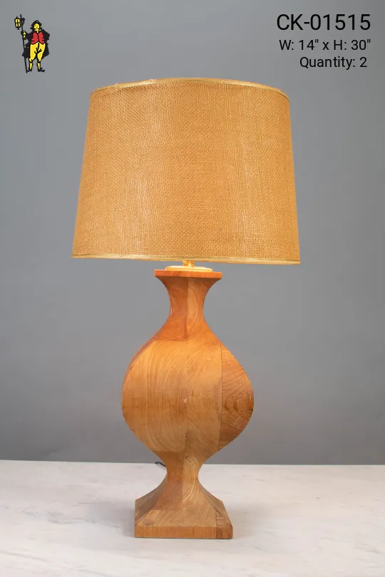 Wooden Table Lamp