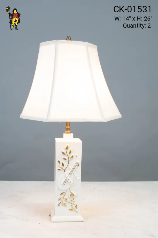 Floral Ceramic Table Lamp