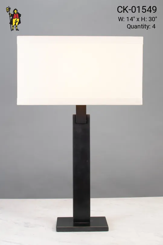 Black Contemporary Table Lamp