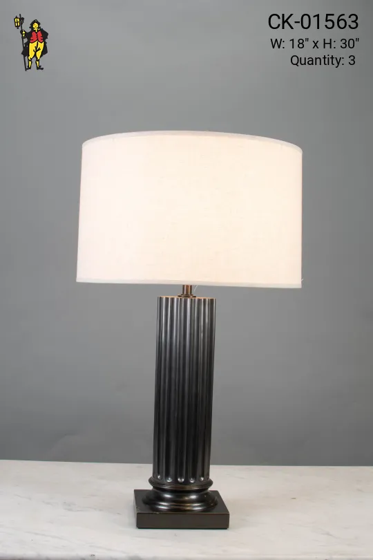 Large Collumn Table Lamp