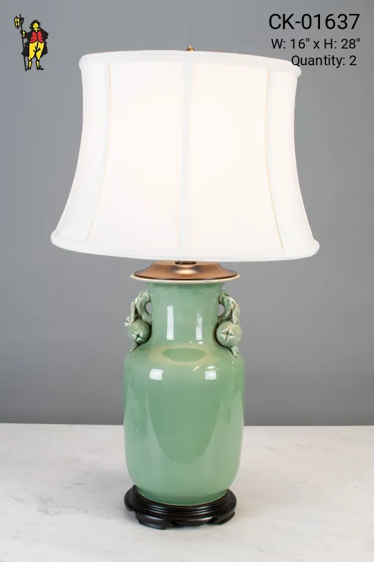 Green Ceramic Table Lamp