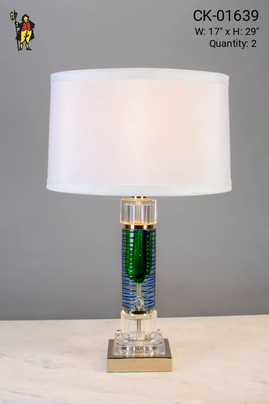 Glass Table Lamp