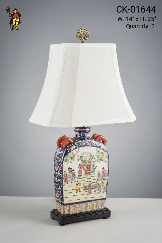 Ceramic Asian Table Lamp
