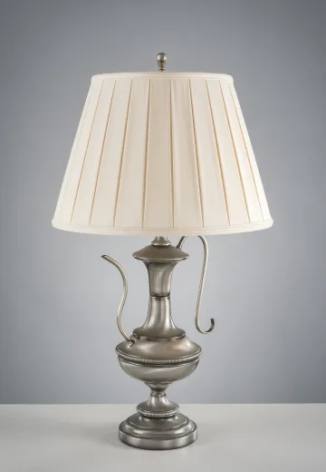Pewter Samovar Table Lamp