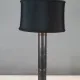 Tall Black Metal Table Lamp #0