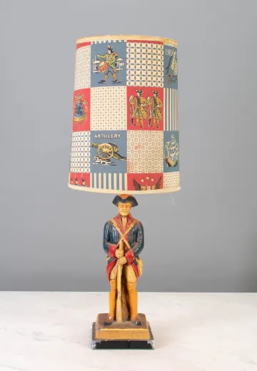 Revolutionary War Table Lamp