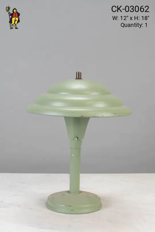 Green Mid Century Table Lamp
